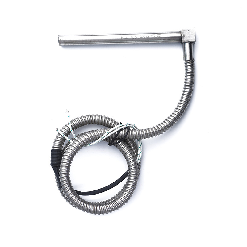 Metal hortum ile sağ açılı kartuş ısıtıcısı